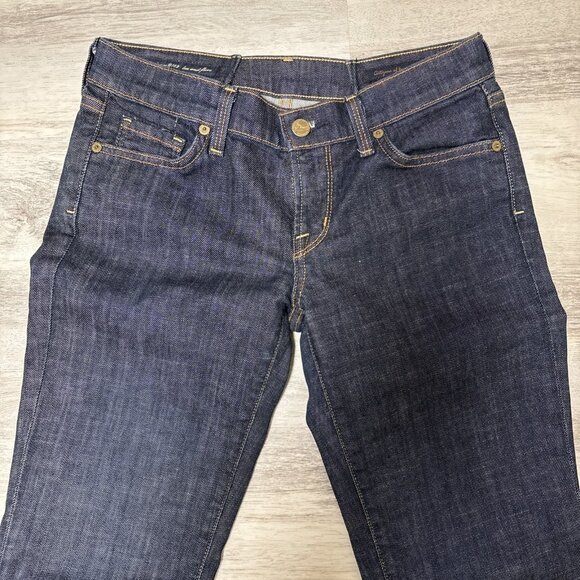 Citizens of Humanity Jeans #109 Low Waist Flare Womens 28 Dark Wash Denim RicRac - Picture 7 of 13